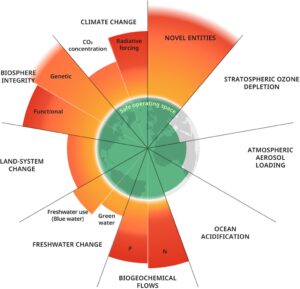 Origin by Ocean: Algal Answers to Planetary Boundaries