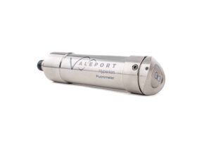 Deep-sea fluorometer with rhodamine sensor