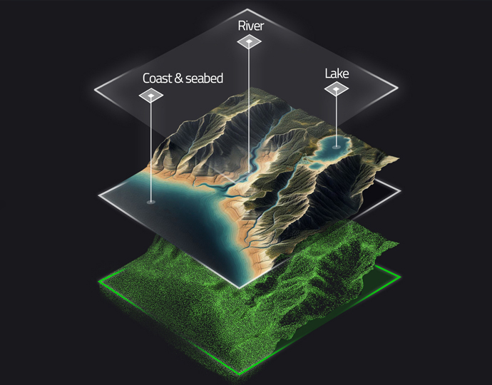 bathymetric lidar for diverse water environment