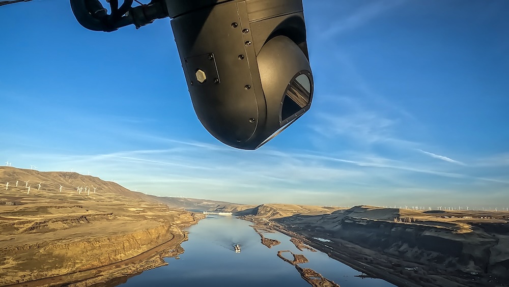 Outward-facing EOIR gimbals