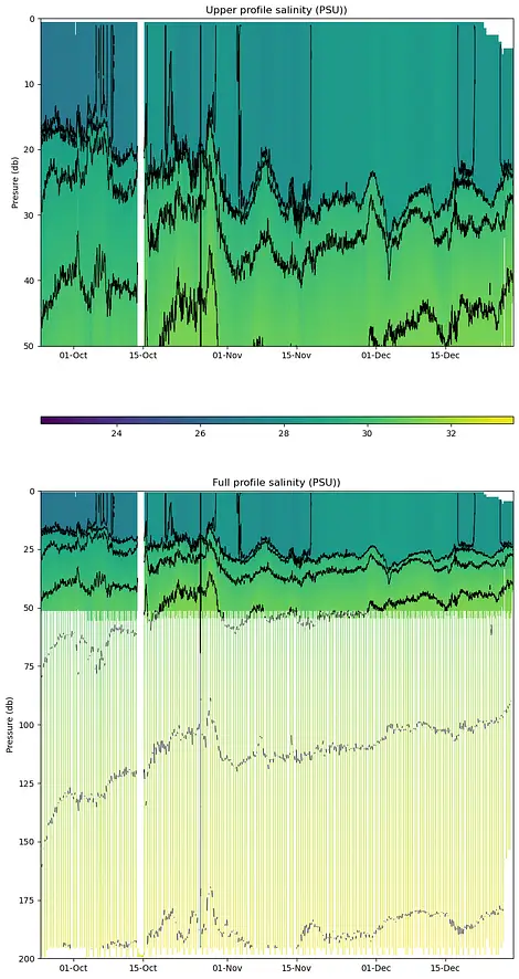 TOP11 Salinity Contour