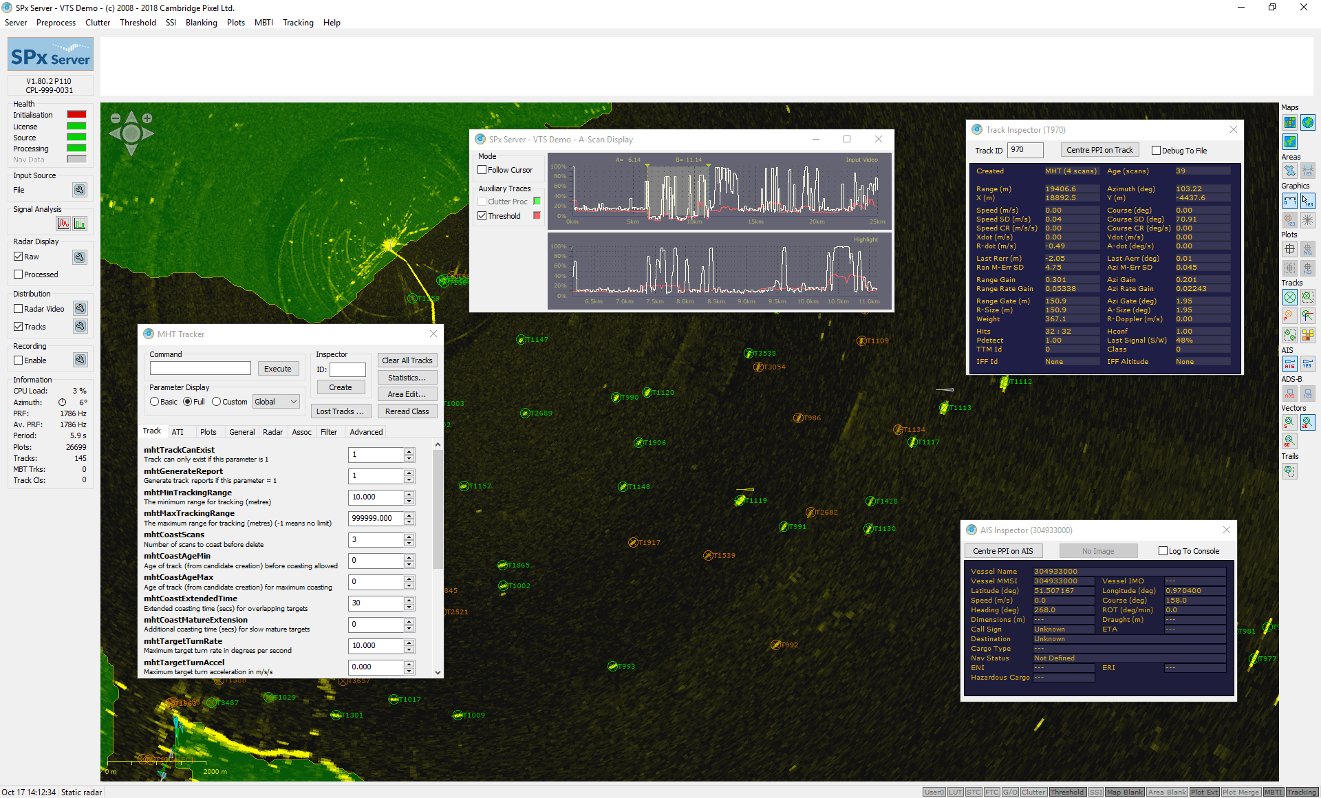 spx server radar data extraction and distribution