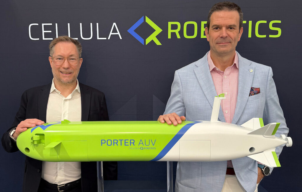 Cellula Robotics Partners to Expand AUV Technologies in Northern Europe