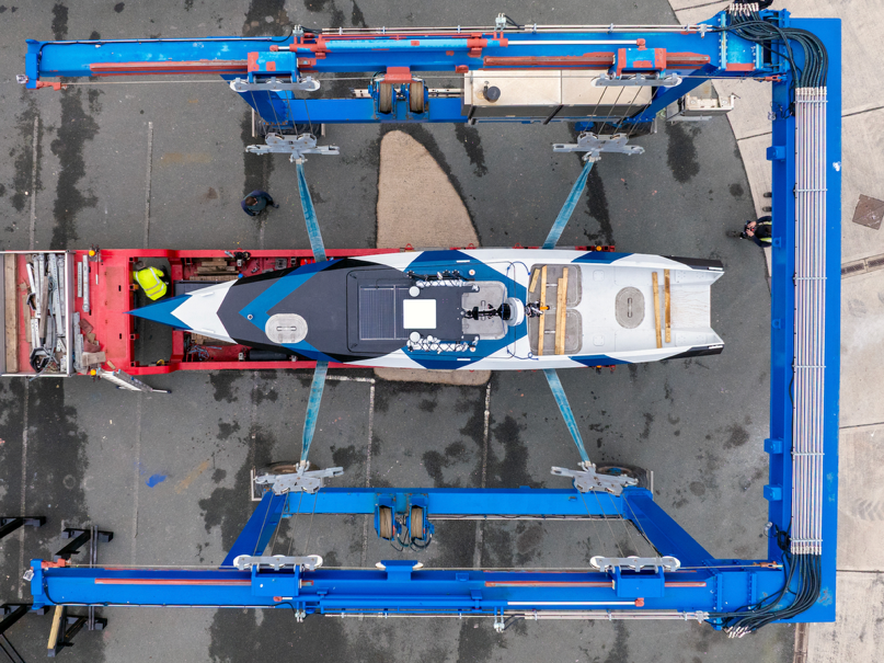 ZeroUSV Unveils Third USV Featuring Dazzle Camouflage