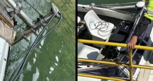 HydroBeam M4 Installed on Small Manned Survey Vessel