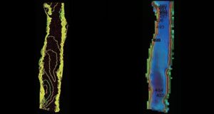 Bathymetric Contour Map