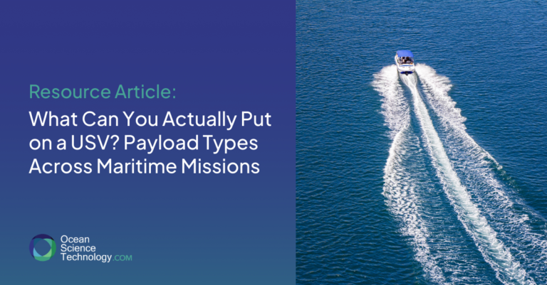 USV Payload Types: How One Platform Supports Many Missions