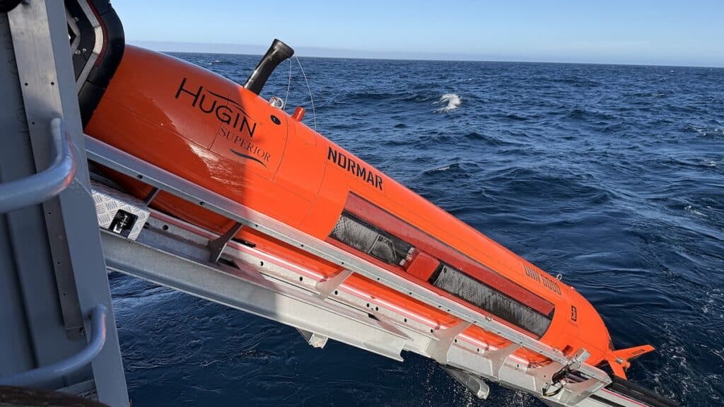 Advanced AUV Deployed for Deep Sea Mapping & Exploration