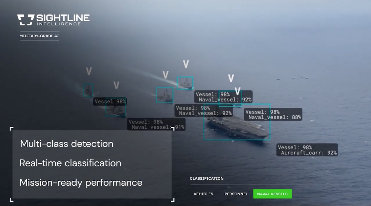 AI Maritime Surveillance Software by Sightline Intelligence