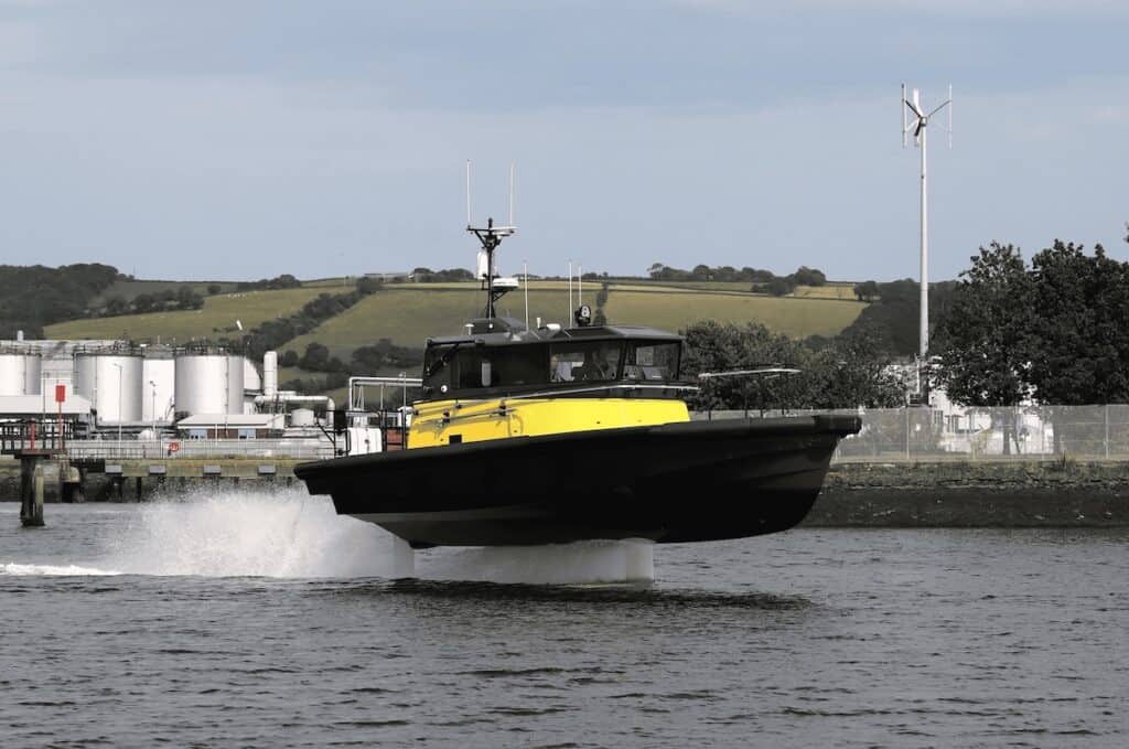 Artemis Technologies Launches First Electric Hydrofoil Pilot Boat