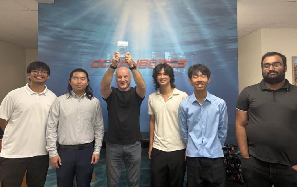 Oceanbotics Backs Championship College ROV Team to Build Next-Gen Engineering Talent