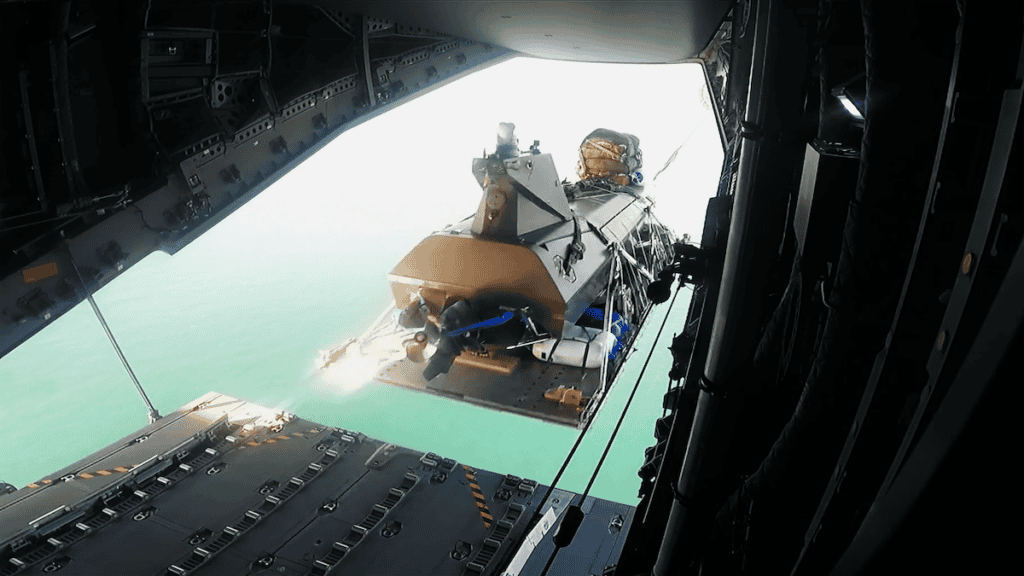 Partnership Achieves First Aerial Deployment of USV