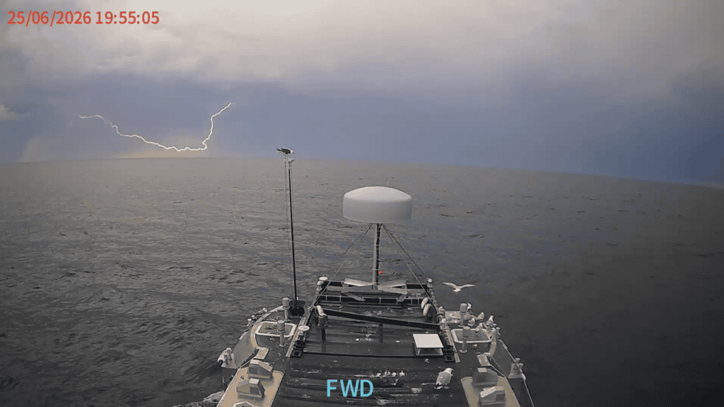 USV Completes 100-Hour Multi-Domain Data Harvesting Mission