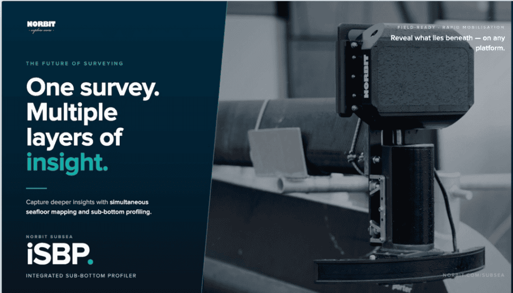 Integrated Sub-Bottom Profiler Launched for NORBIT X-Series Systems