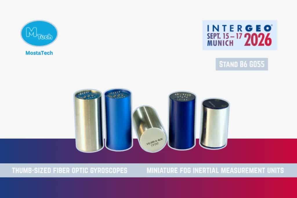 MostaTech to Showcase Ultra-Compact & Rugged Inertial Sensors at INTERGEO 2026