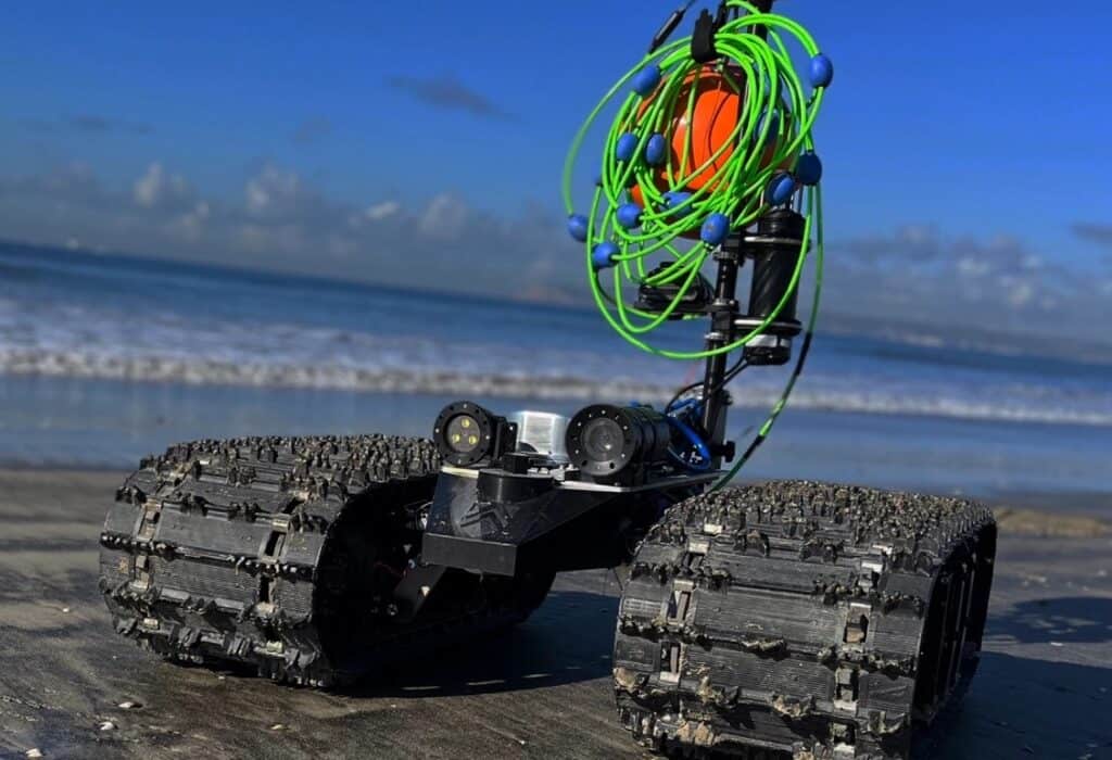 Amphibious Inspection Crawler Robot