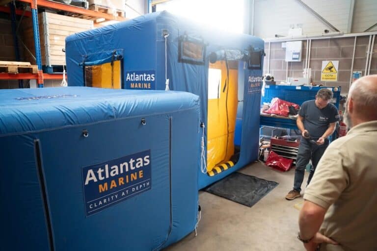 Portable Habitats Provide ROV Workspace in Confined Offshore Areas