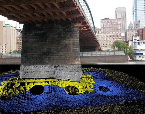 Underwater Bridge Inspection using 3D Imaging Sonar