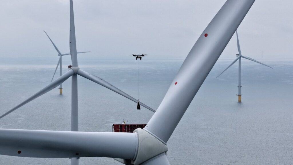 Offshore Cargo Drone Campaign Completed at Triton Knoll